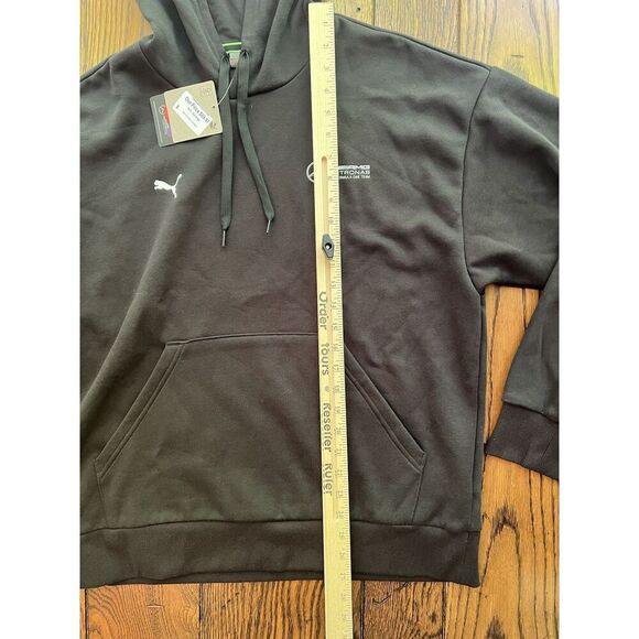 Puma Mercedes AMG F1 Neon Energy Hoodie Black NWT Size Medium - Picture 4 of 6